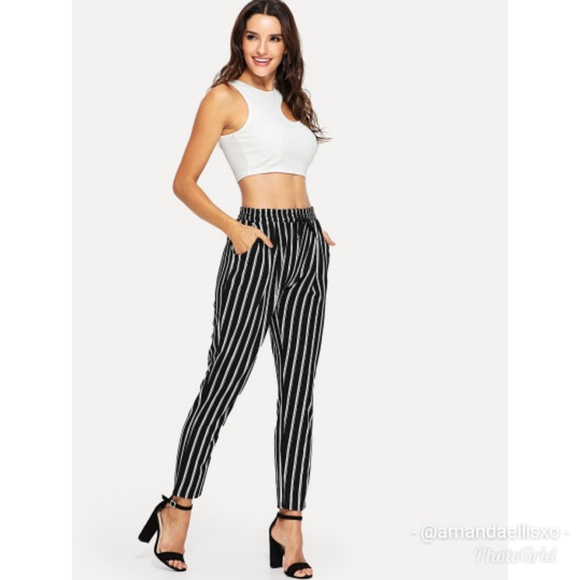 OrganicDisturbance Pants - High Waisted Cropped Trousers